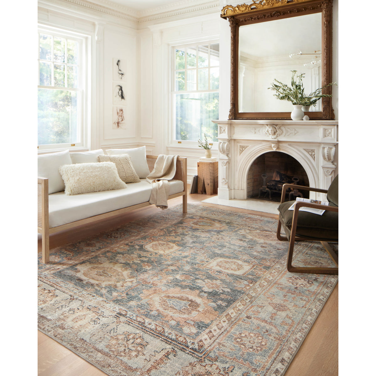 Loloi Margot Ocean/Spice Rug by Loloi