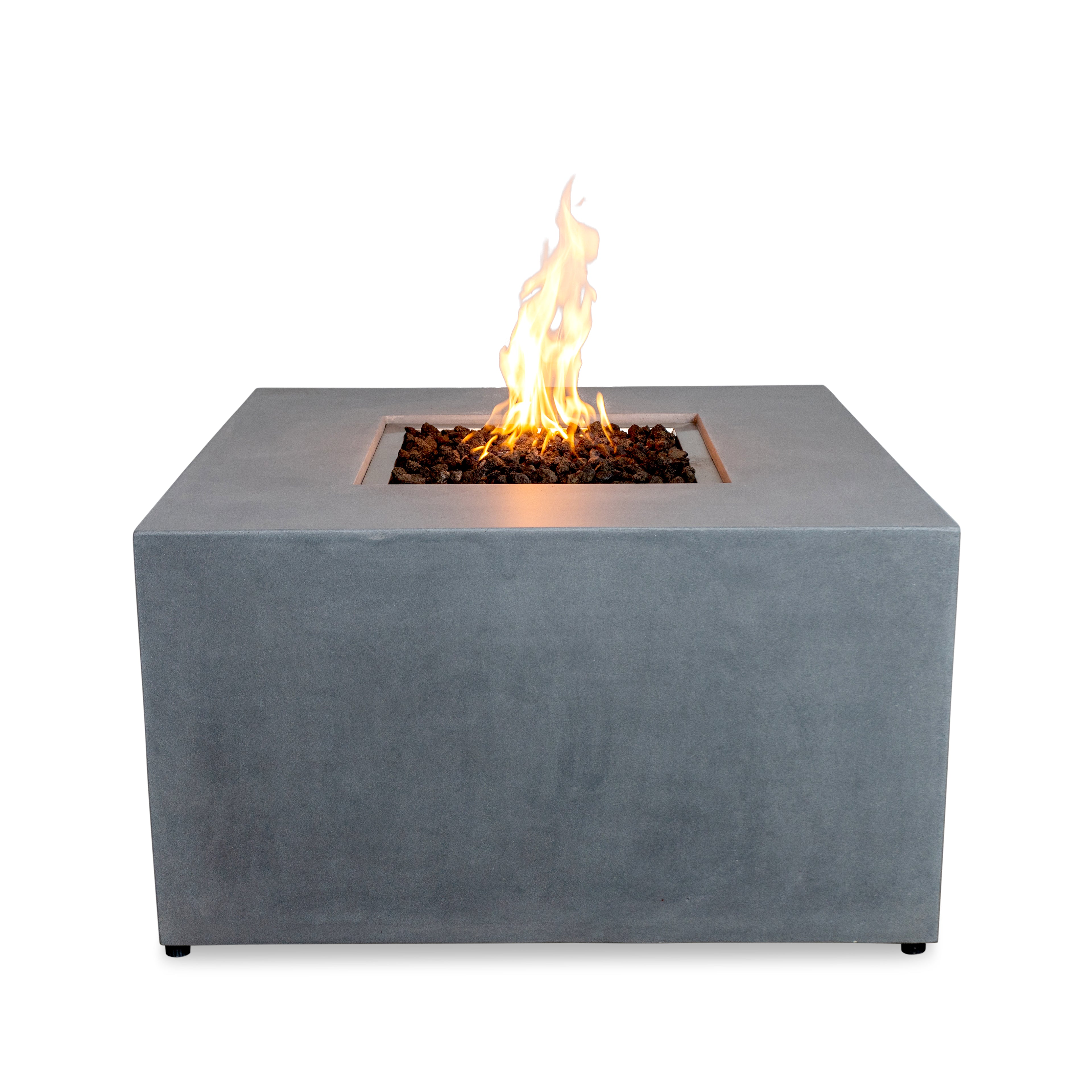 Beton 42" Square Hidden Propane Tank Gas Fire Pit