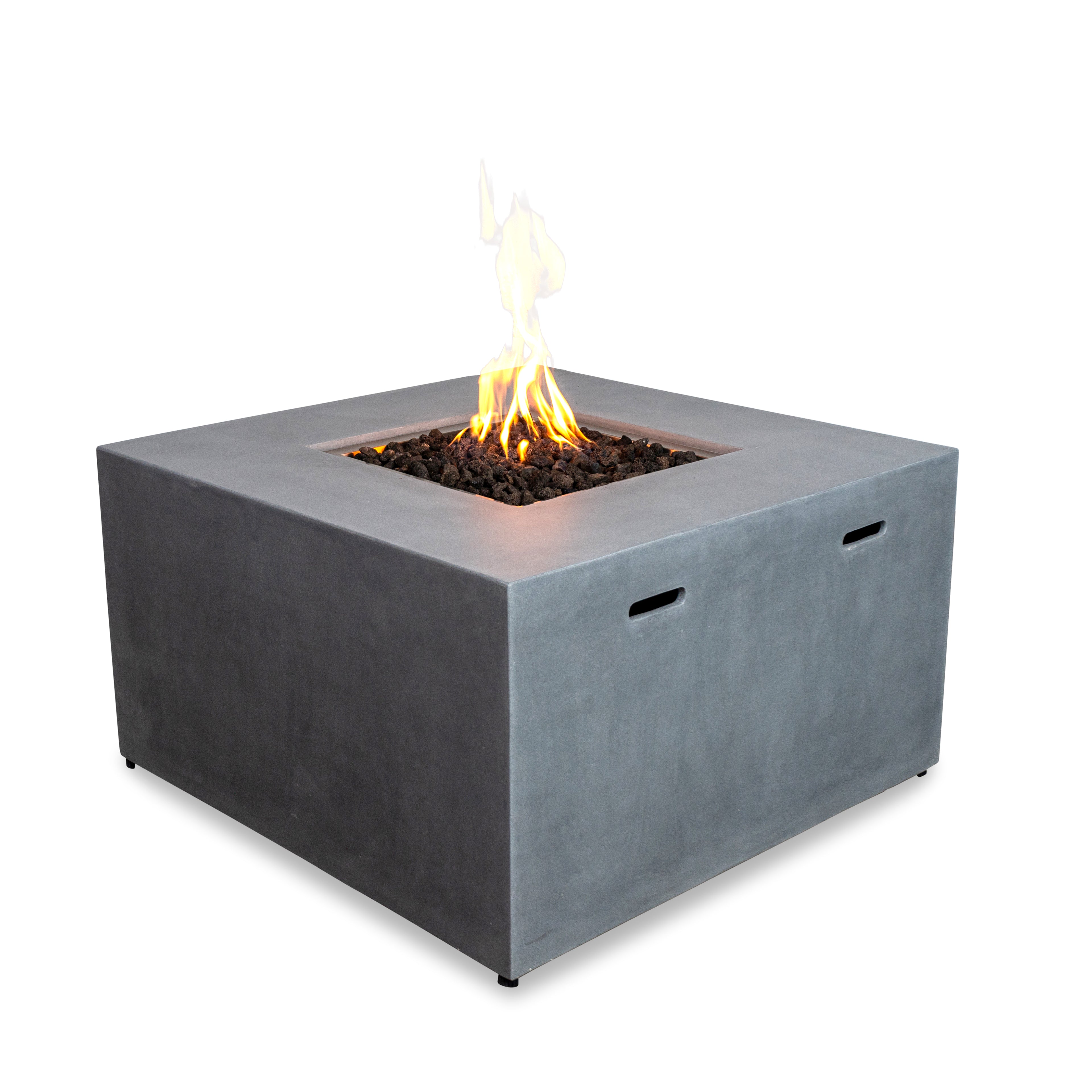 Beton 42" Square Hidden Propane Tank Gas Fire Pit