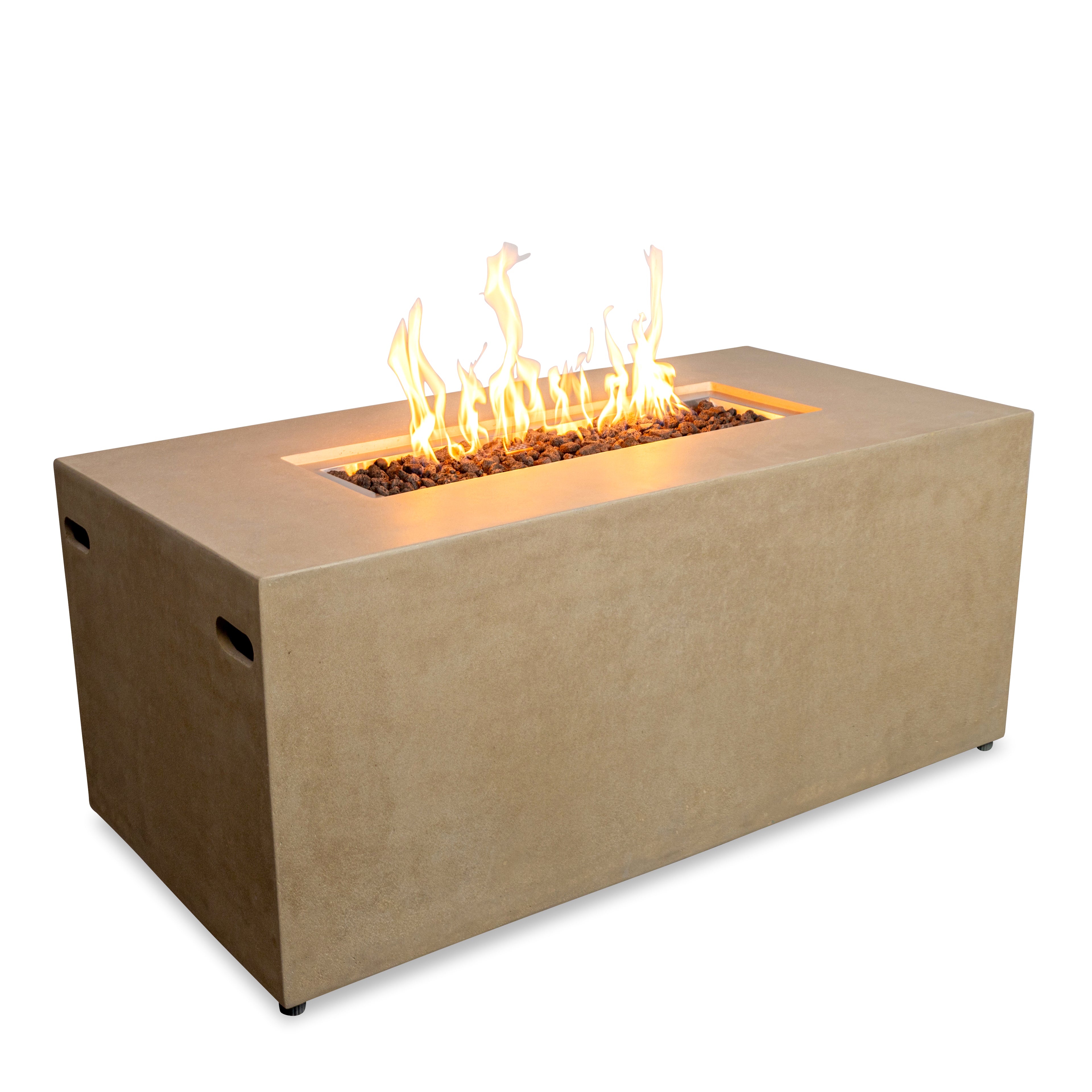 Beton 55" Rectangular Hidden Propane Gas Fire Pit
