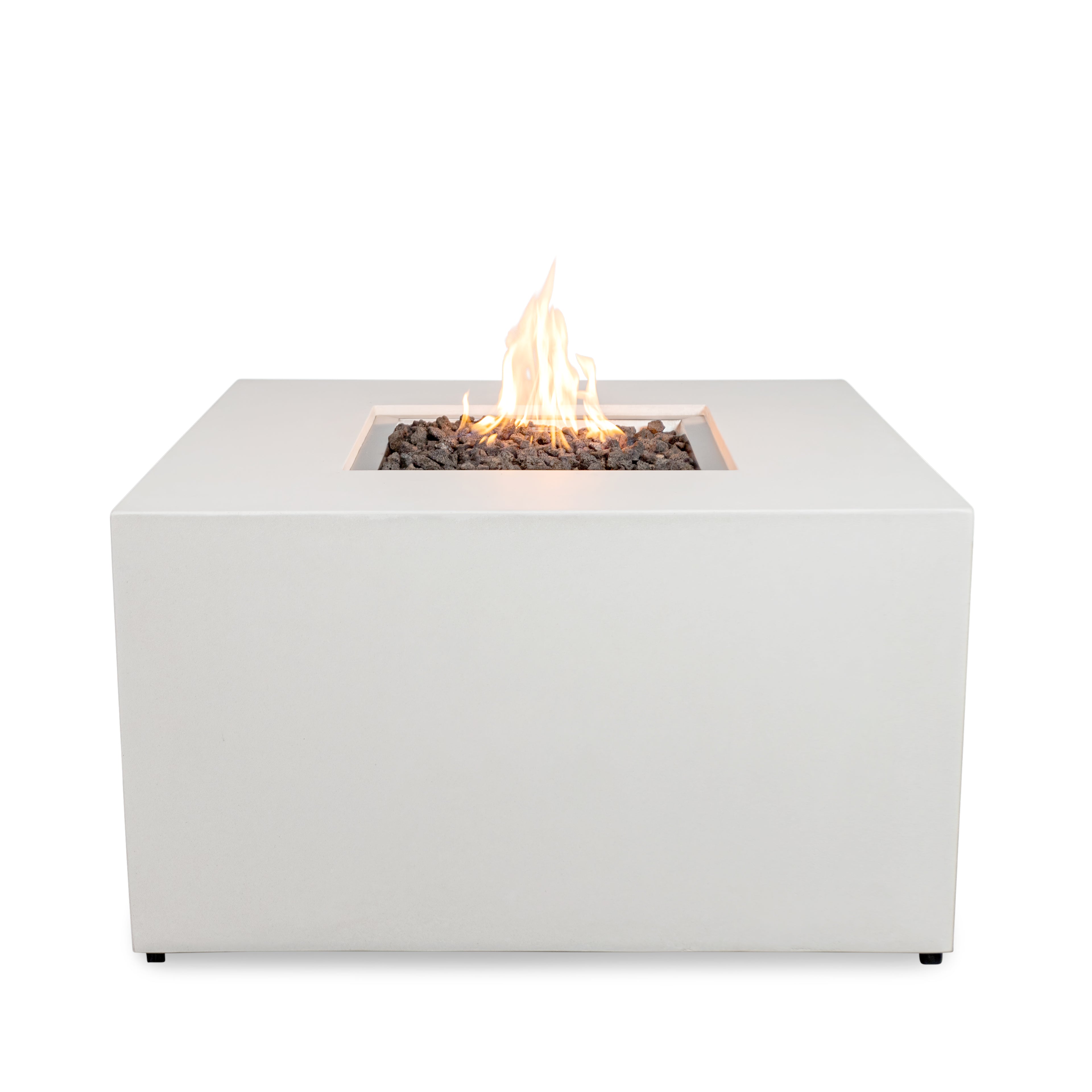 Beton 42" Square Hidden Propane Tank Gas Fire Pit