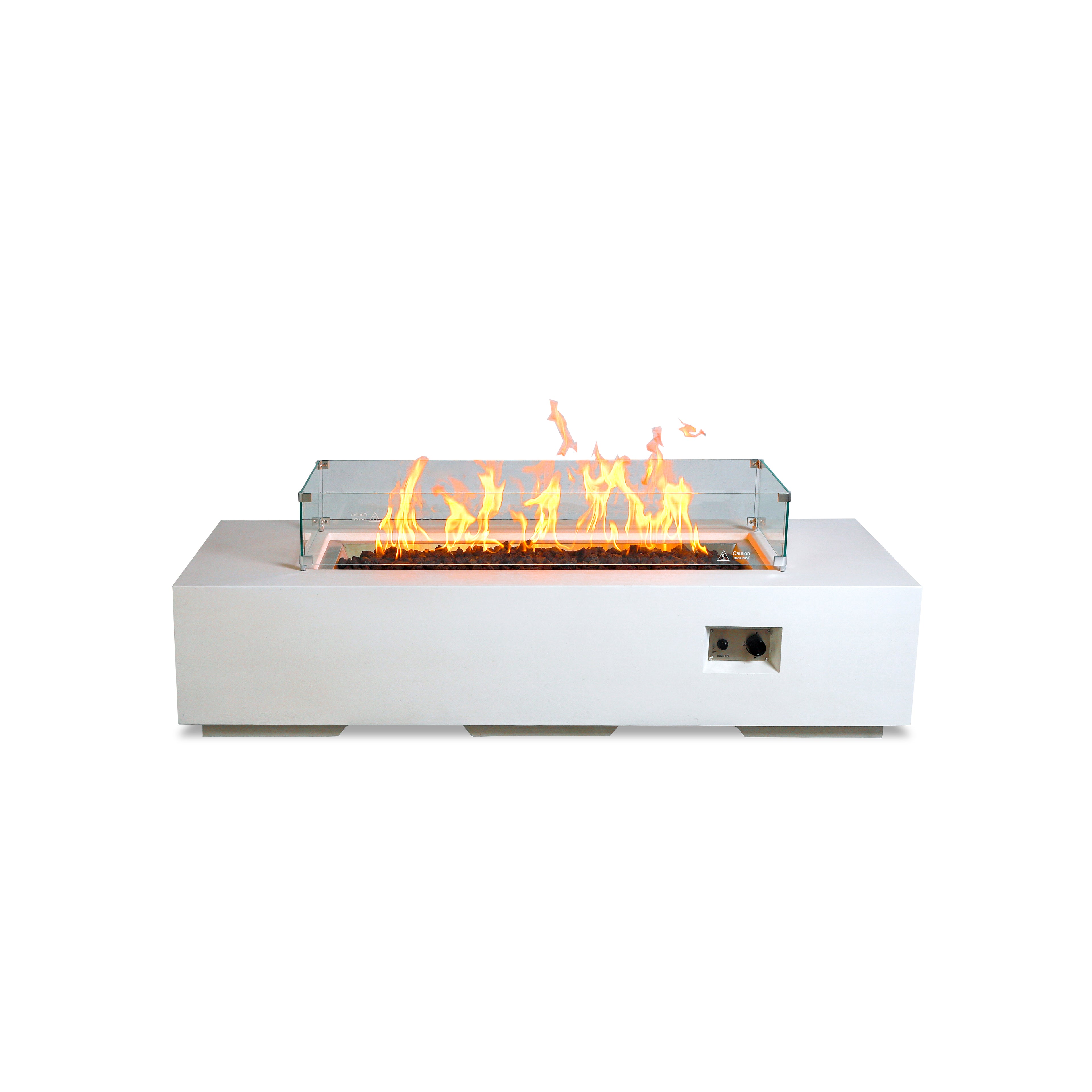 Beton 72" Rectangular Gas Fire Pit