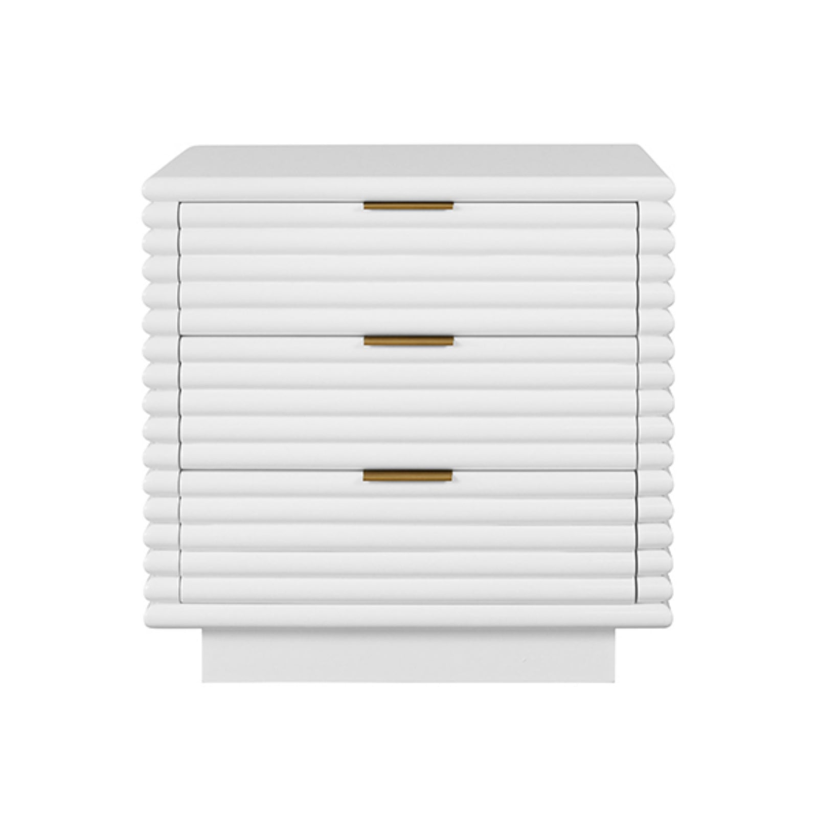 Mateo Three Drawer Side Table