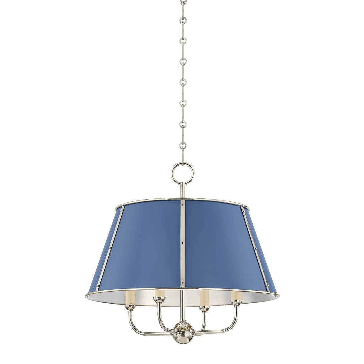 Cambridge 4-Light Chandelier - Polished Nickel
