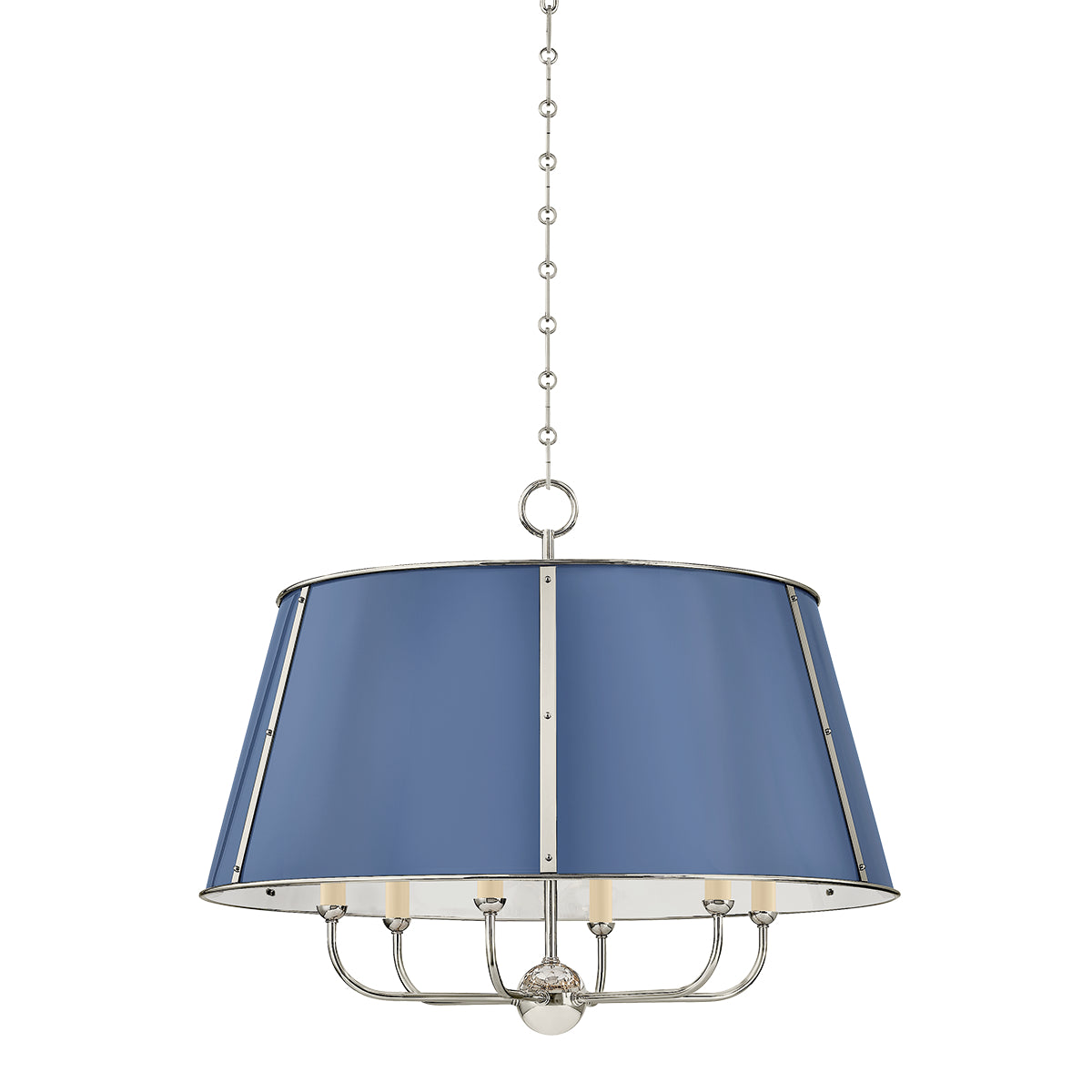 Cambridge 6-Light Chandelier - Polished Nickel