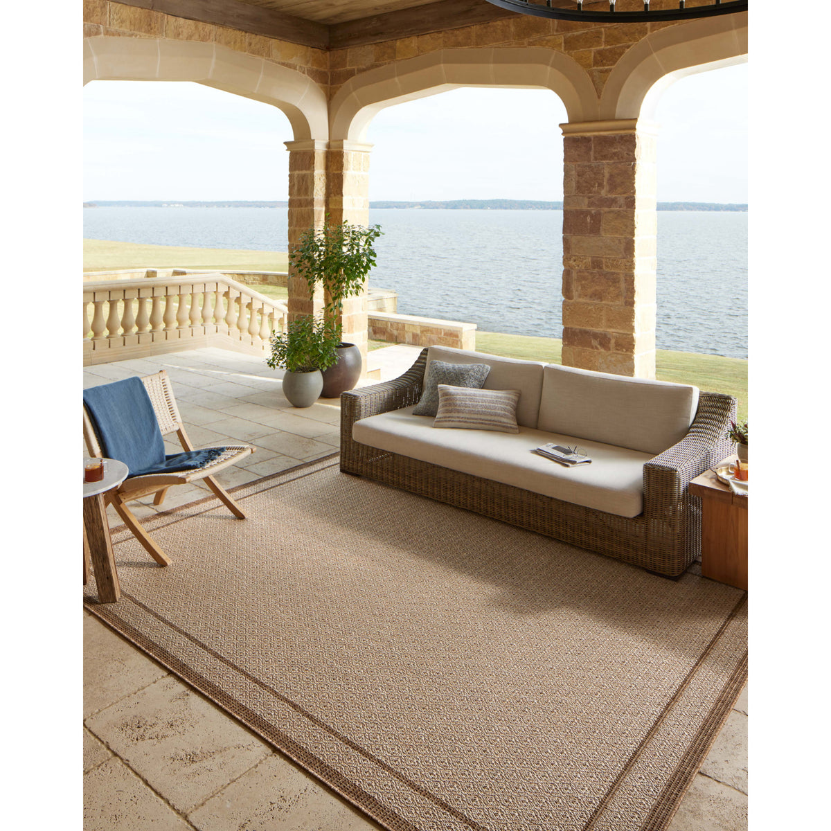 Loloi Merrick Chestnut/Oatmeal Rug by Loloi