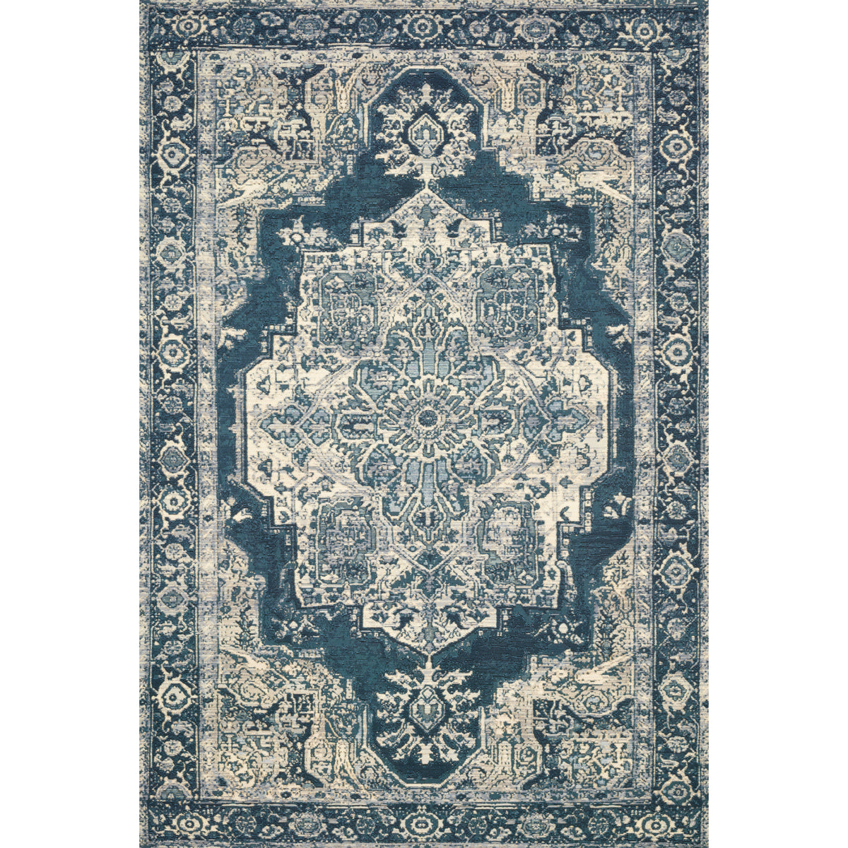 Loloi Mika Dark Blue Rug by Loloi