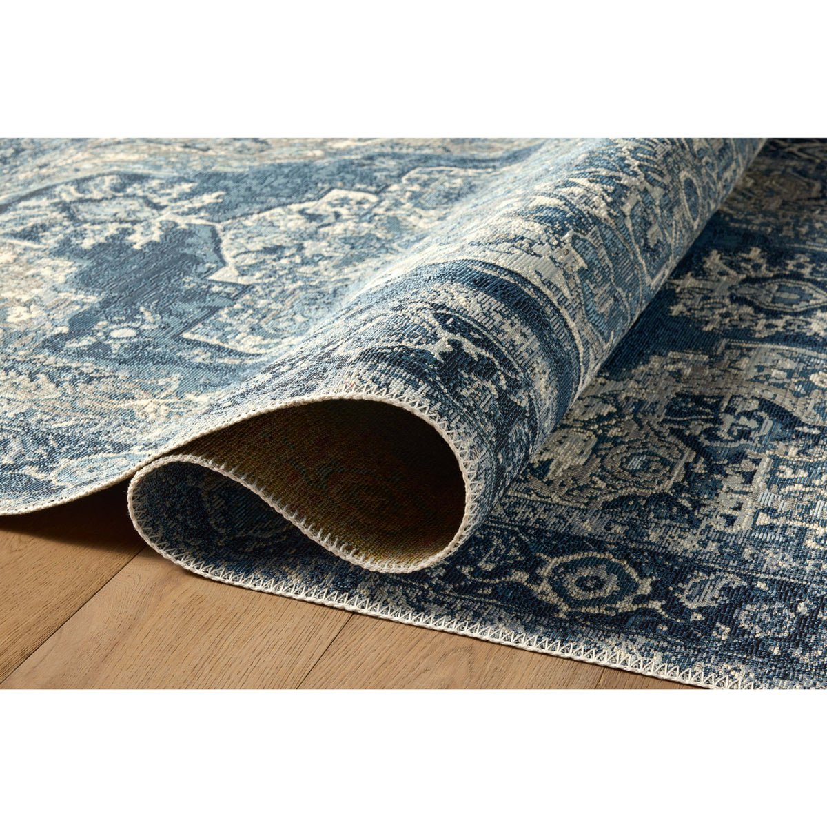 Loloi Mika Dark Blue Rug by Loloi