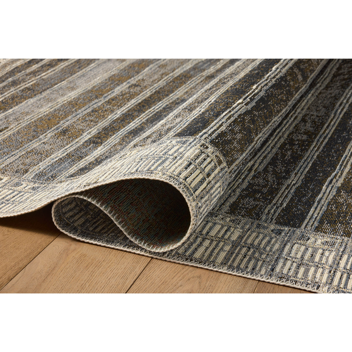 Loloi Mika Charcoal/Ivory Rug by Loloi