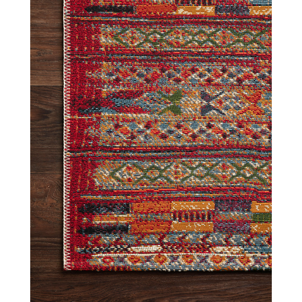 Loloi Mika Red/Multi Rug by Loloi