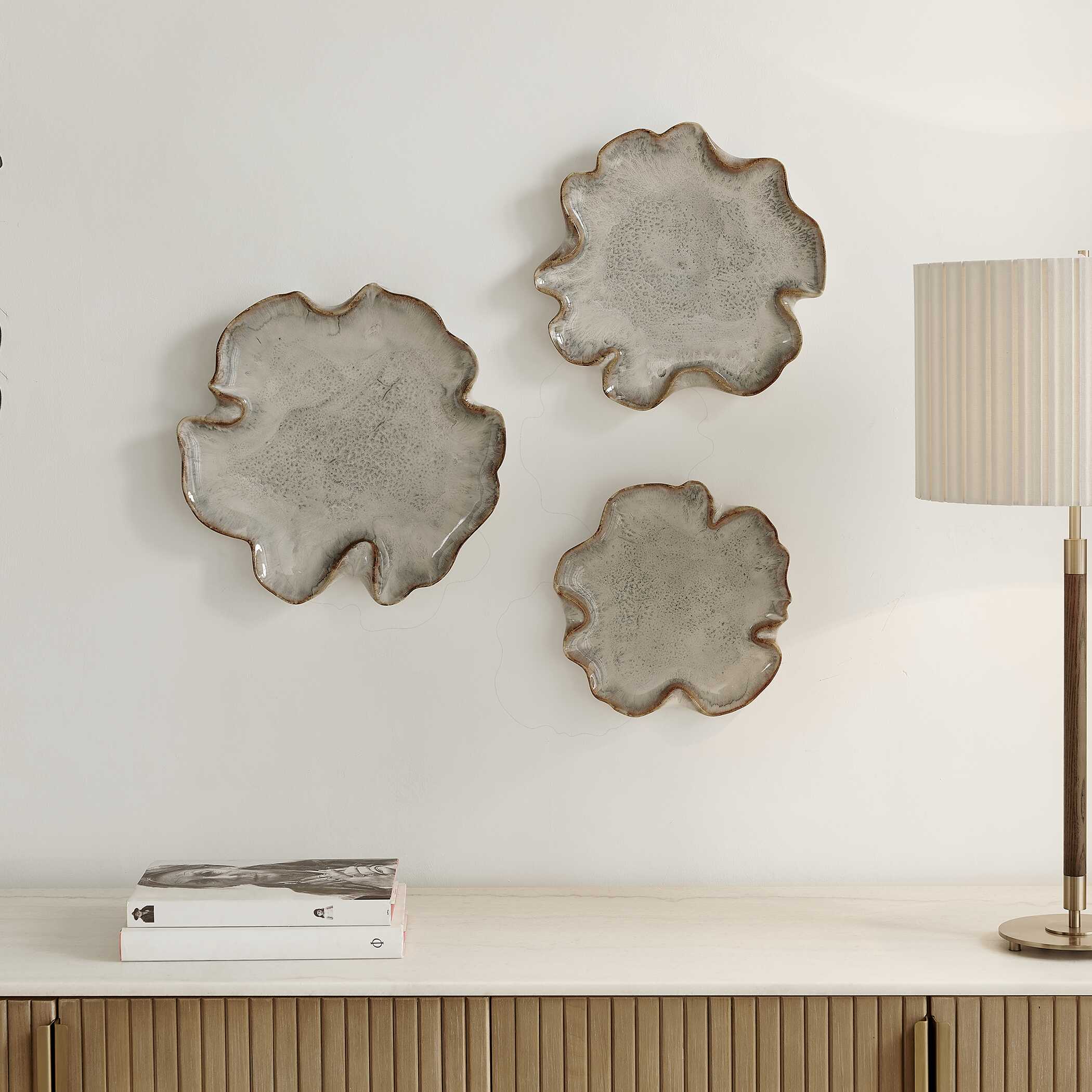 Uttermost Selene Gray Wall Decor - Set of 3