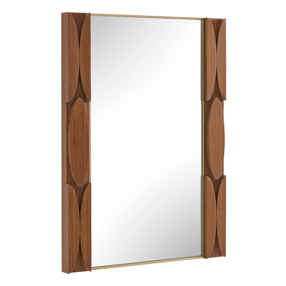 Uttermost Macario Mid-Century Wood Mirror by Uttermost
