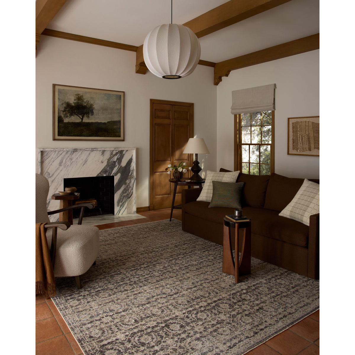 Loloi Milena Linen/Midnight Rug by Loloi