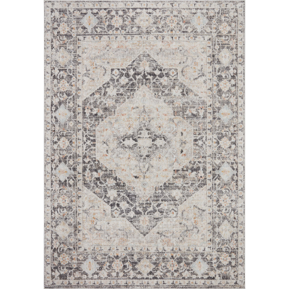 Loloi Monroe Charcoal/Multi Rug by Loloi