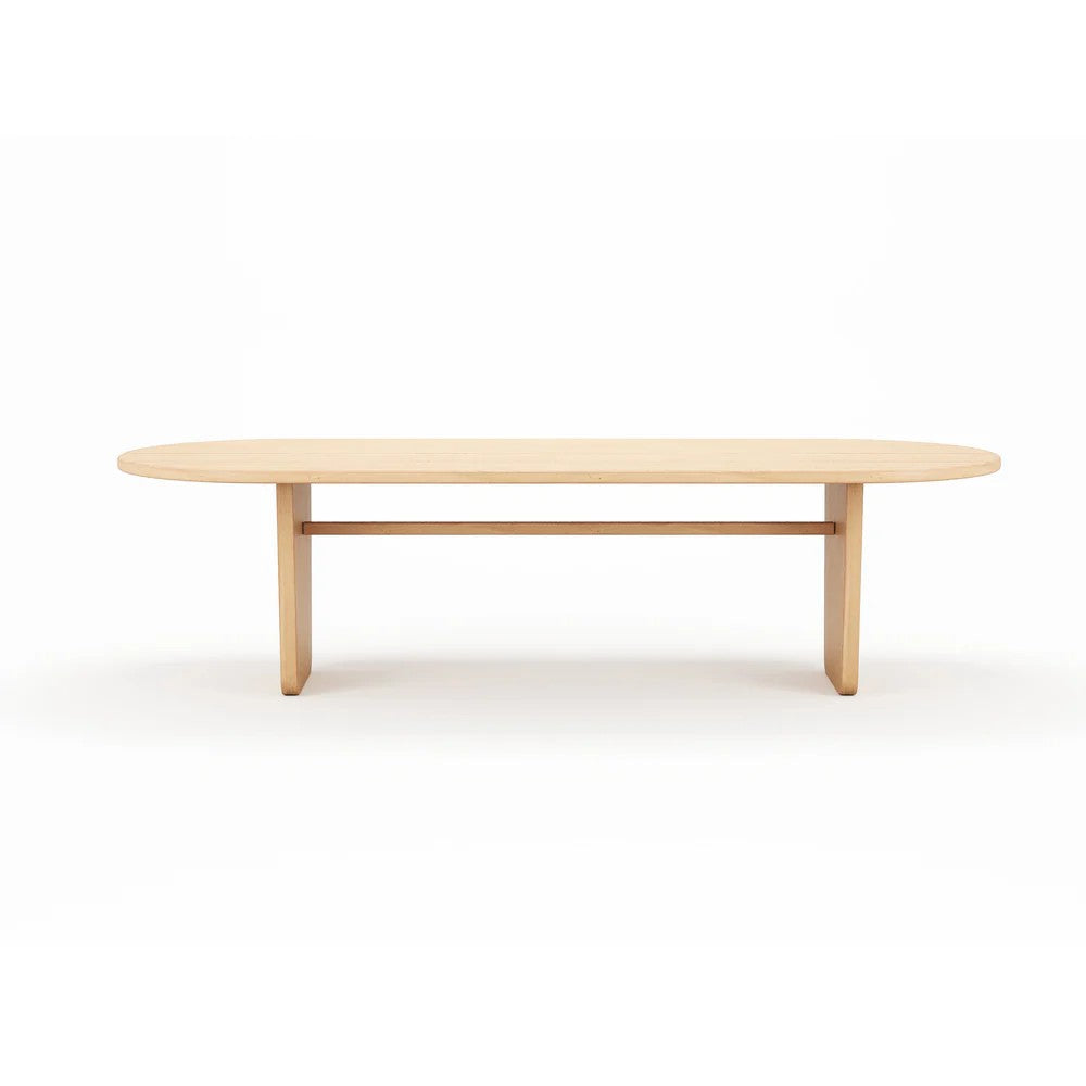 Muse Oval Dining Table - Natural Sanded