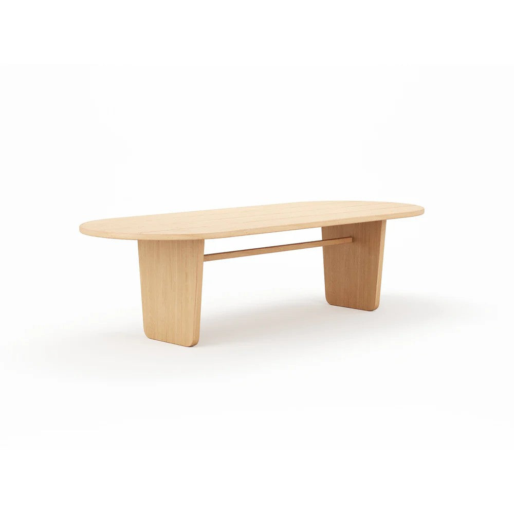 Muse Oval Dining Table - Natural Sanded