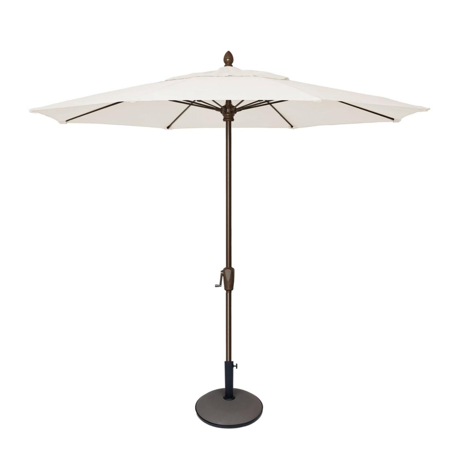 Marbella 9FT Octagonal Crank Aluminum Umbrella - Sunbrella Fabric