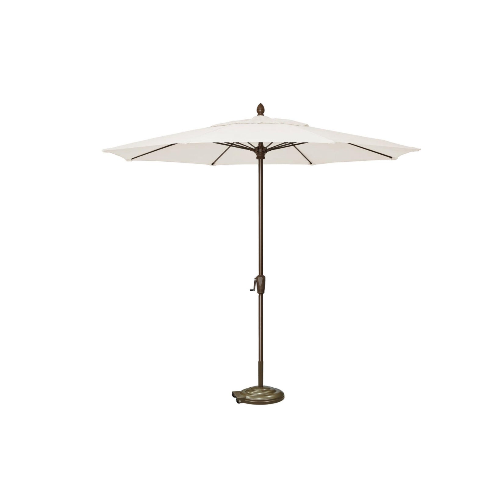Marbella 9FT Octagonal Crank Aluminum Umbrella - Sunbrella Fabric