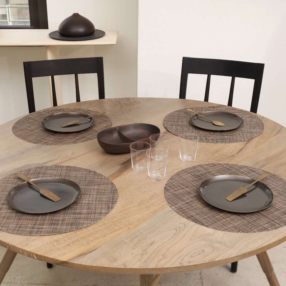 Mini Basketweave Round Placemat