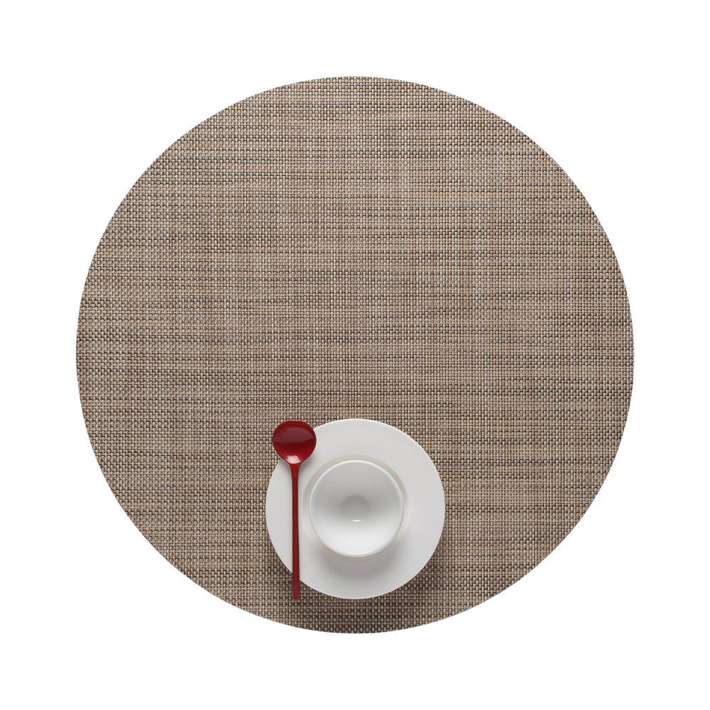Mini Basketweave Round Placemat