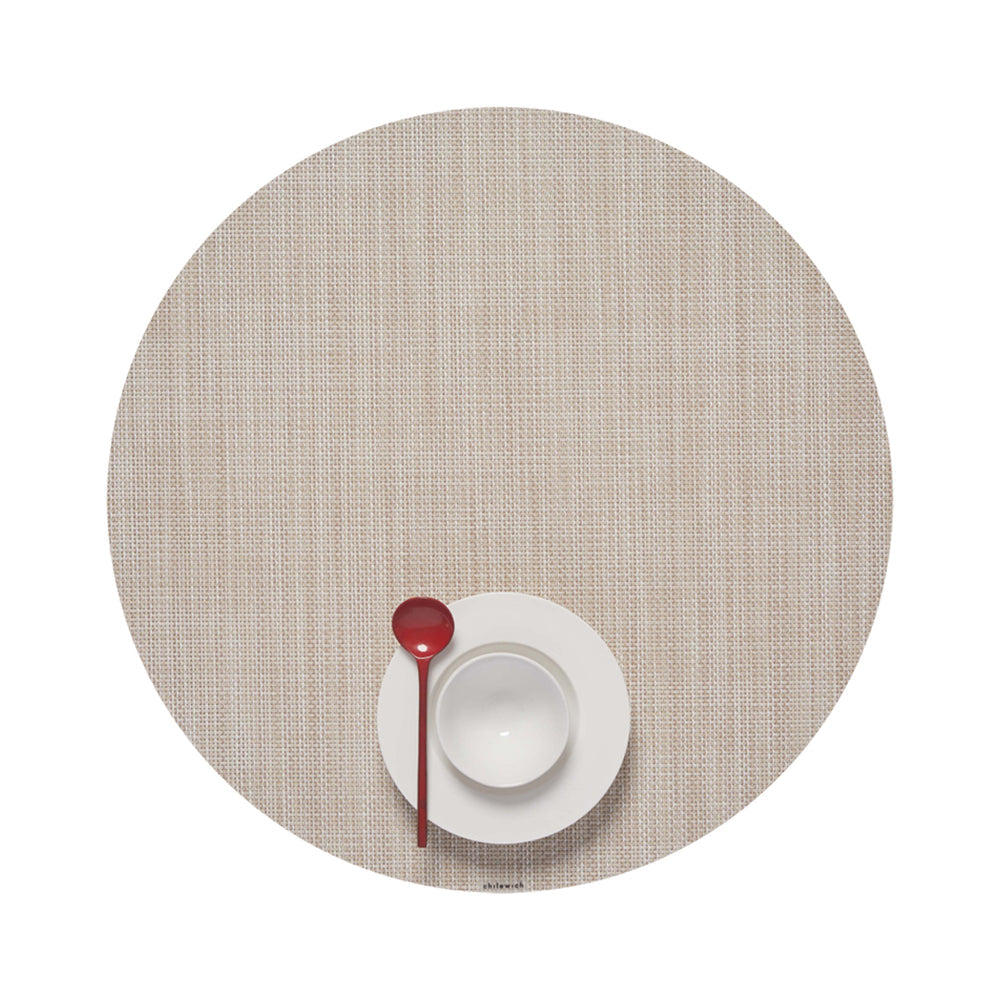 Mini Basketweave Round Placemat