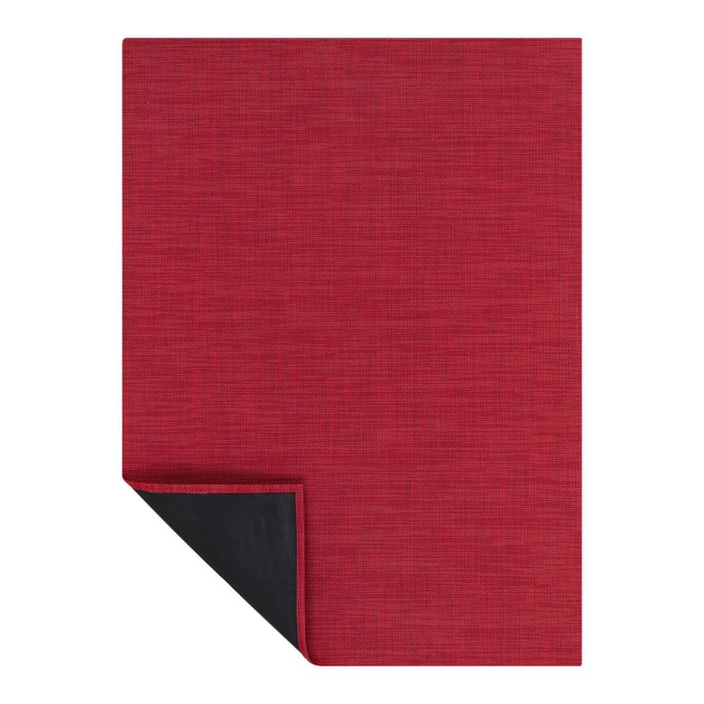 Mini Basketweave Scarlet Rug