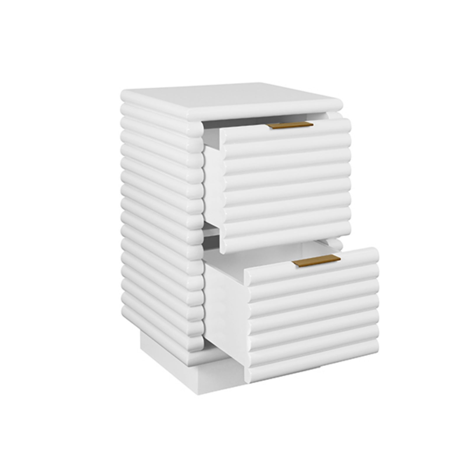 Nayla Two Drawer Side Table