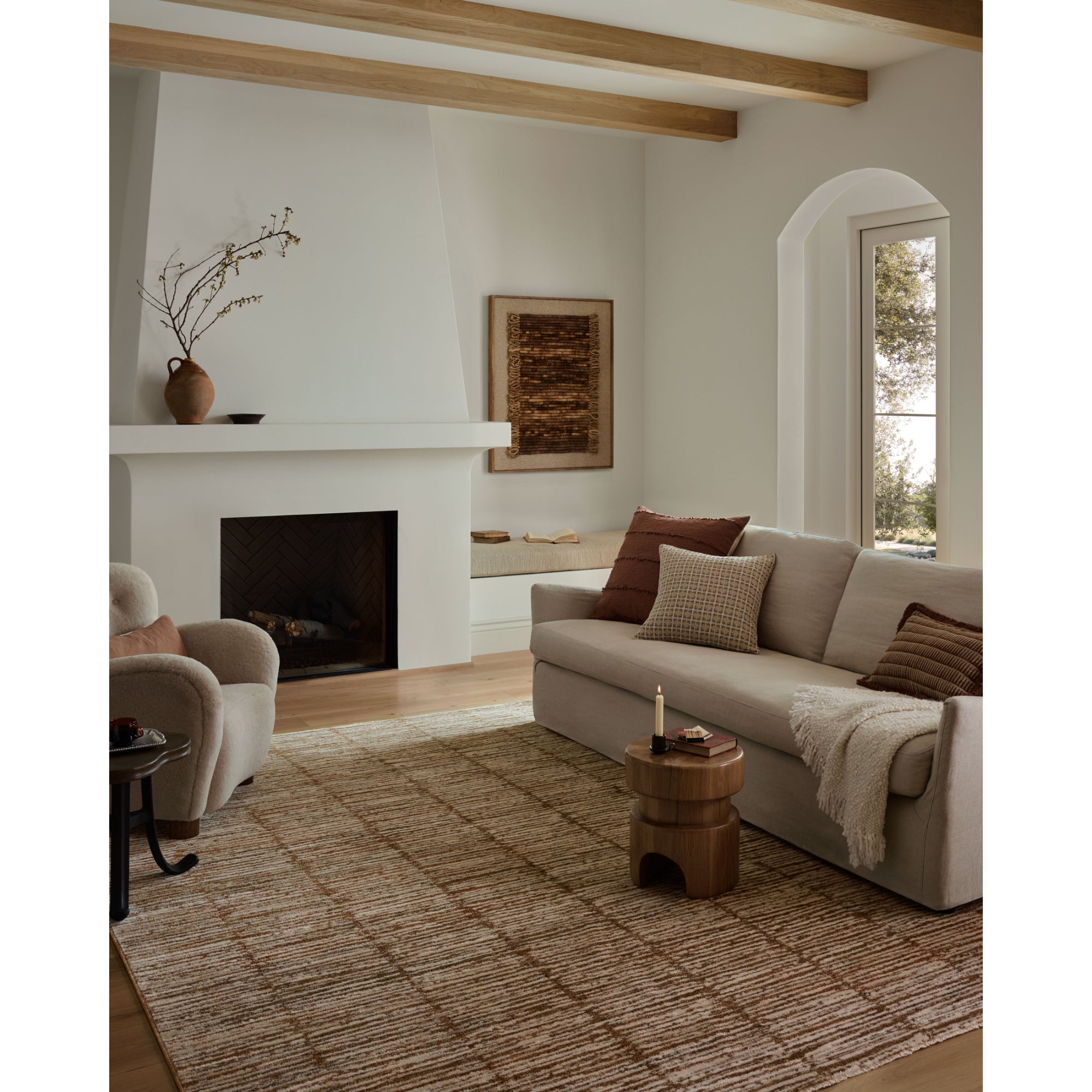 Loloi Nellie Terracotta/Ivory Rug
