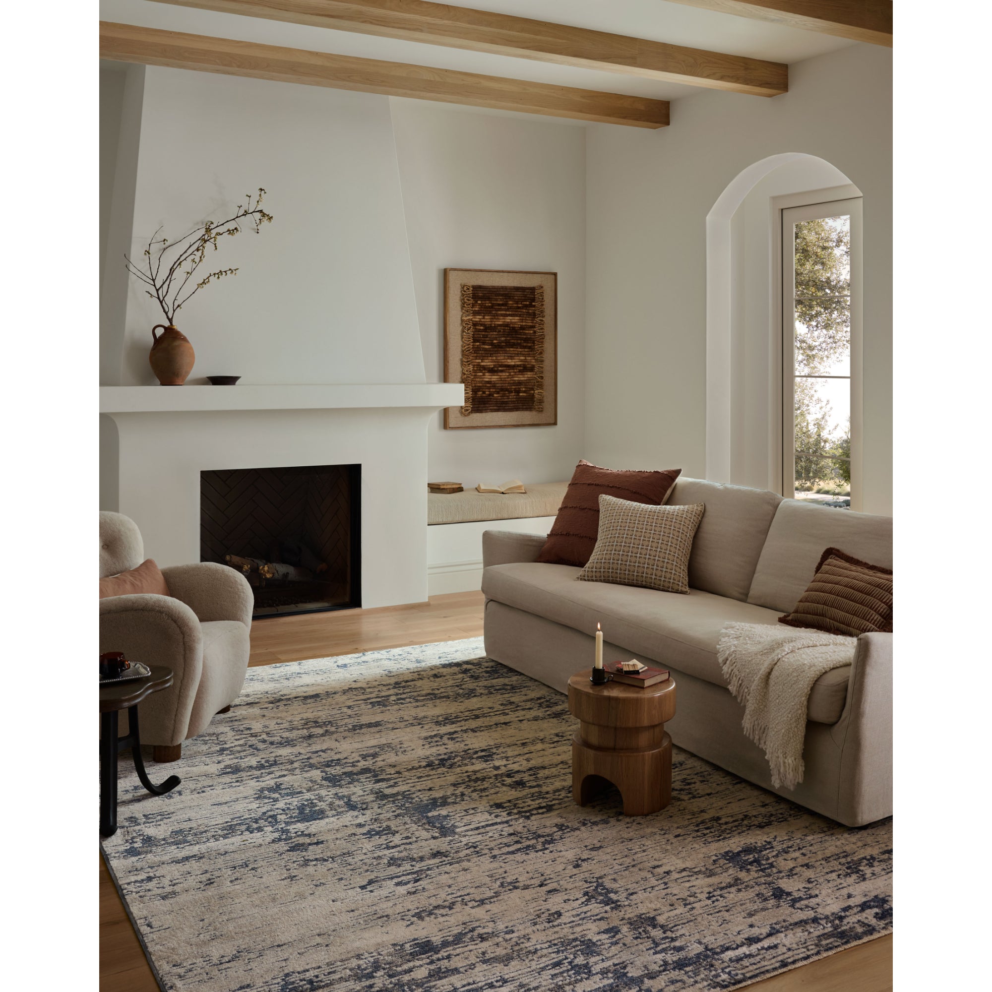 Loloi Nellie Dove/Blue Rug