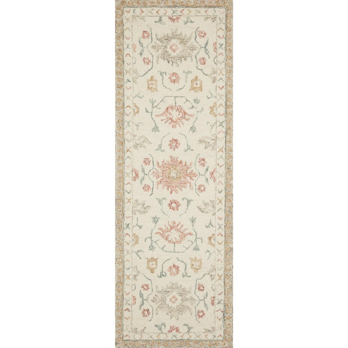 Loloi Norabel Ivory/Rust Rug by Loloi