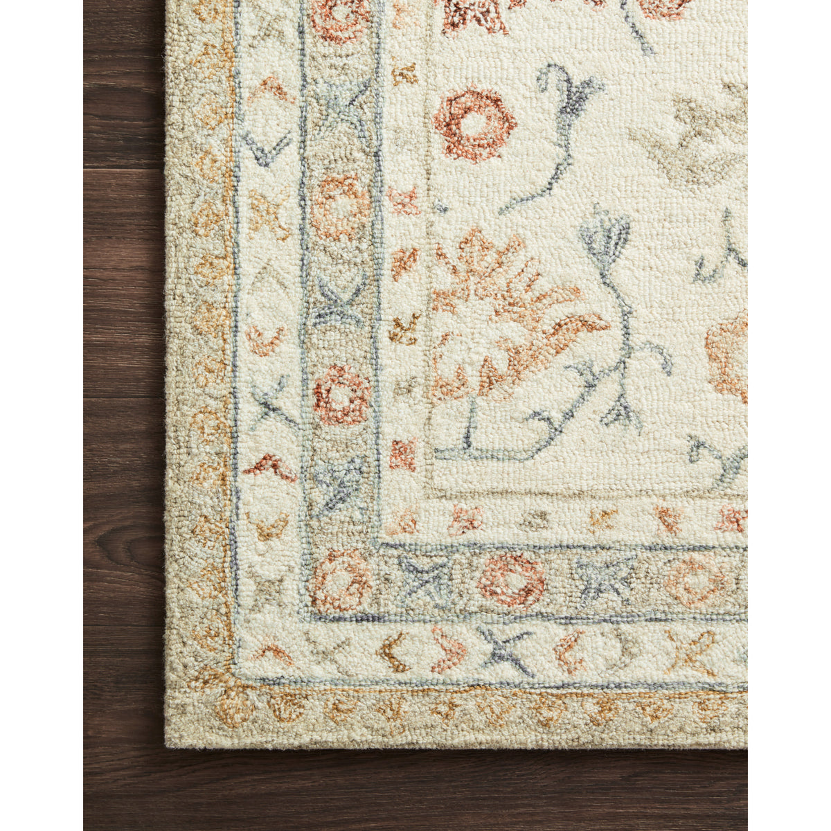 Loloi Norabel Ivory/Rust Rug by Loloi
