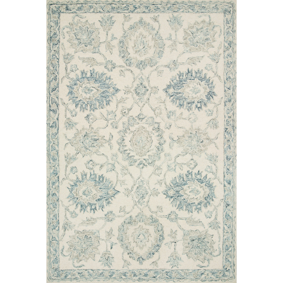 Loloi Norabel Ivory/Blue Rug by Loloi