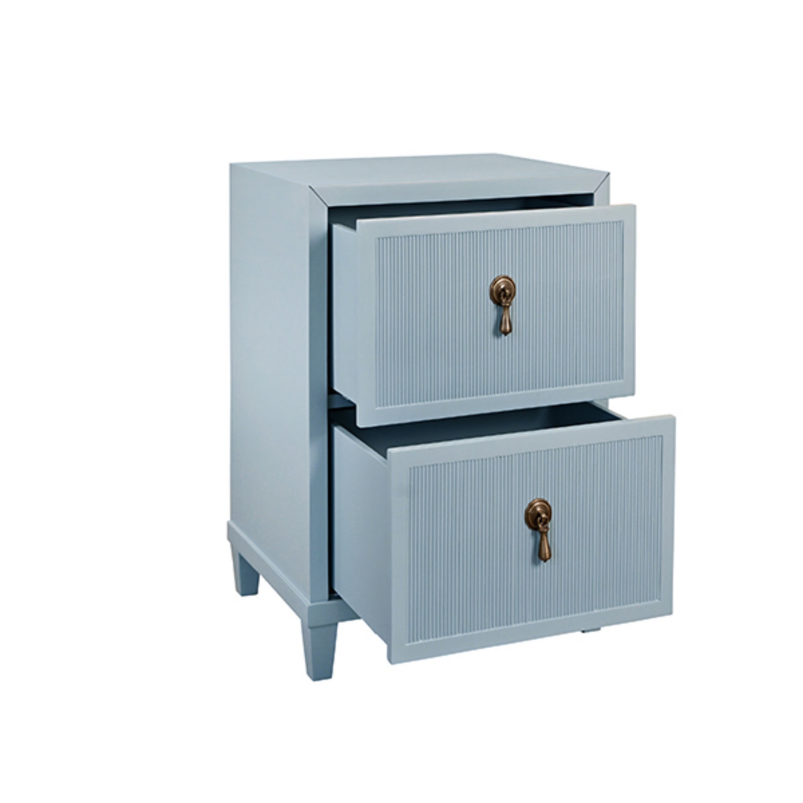 Novalie Two Drawer Side Table