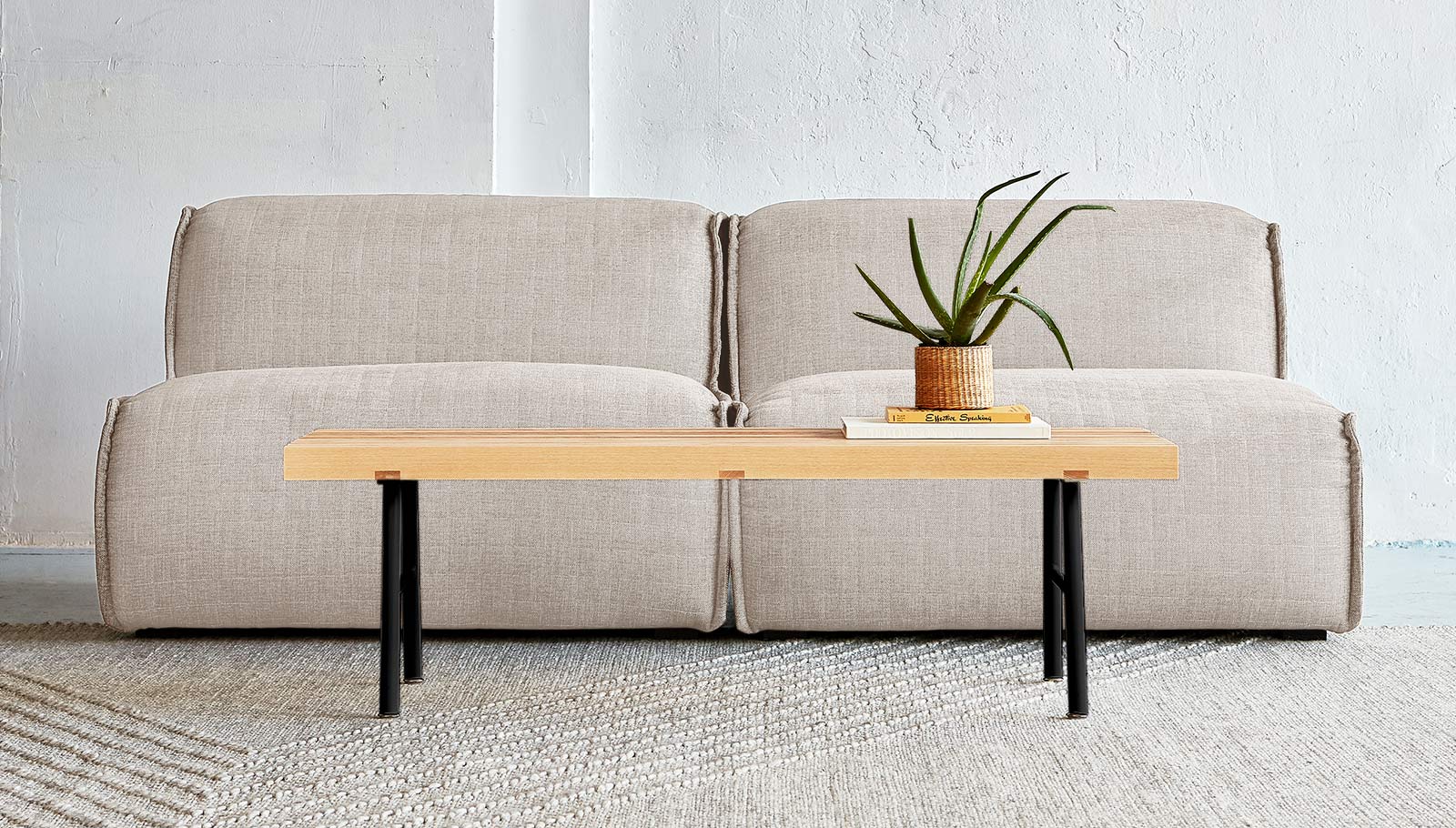 Transit Bench Bench Gus* Four Hands, Mid Century Modern Furniture, Old Bones Furniture Company, Old Bones Co, Modern Mid Century, Designer Furniture, https://www.oldbonesco.com/