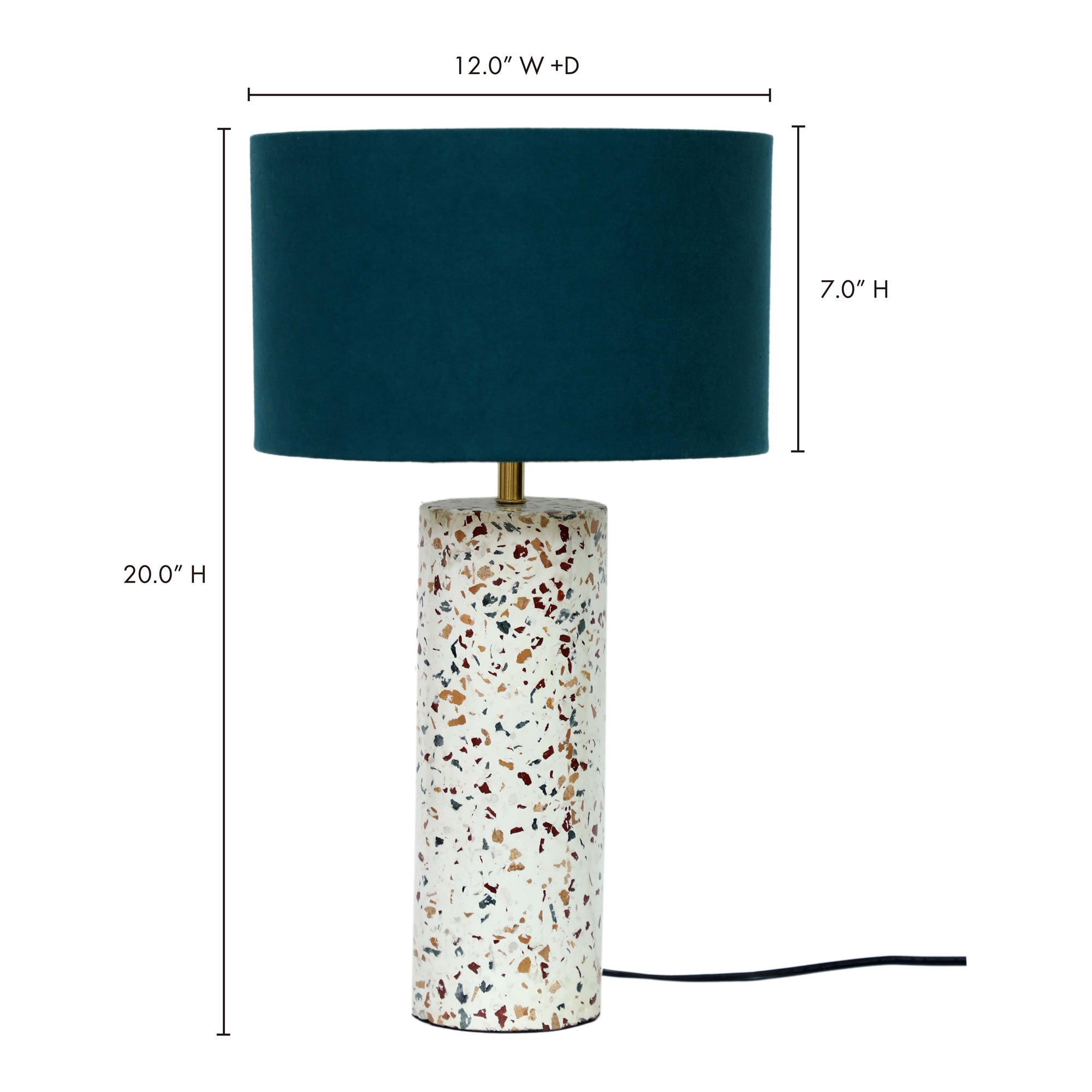 Terrazzo Cylinder Table Lamp Table Lamps Moe's Table Lamps,https://www.oldbonesco.com,Mid Century Furniture, Furniture Sale, Old Bones Co, Mid Century Sale, Four Hands Furniture, Sale,Gus, Sale,Perigold Terrazzo Cylinder Table Lamp Table Lamps Sale, Perigold Sale Terrazzo Cylinder Table Lamp,Terrazzo Cylinder Table Lamp Lulu and Georgia,Burke Decor Sale Terrazzo Cylinder Table Lamp, open box furniture,Open Box Terrazzo Cylinder Table Lamp