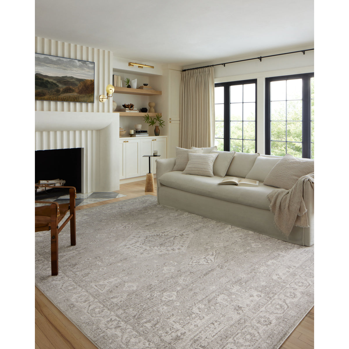 Loloi Odette Silver/Ivory Rug by Loloi