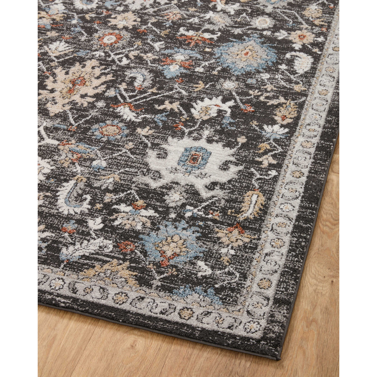 Loloi Odette Charcoal/Multi Rug by Loloi