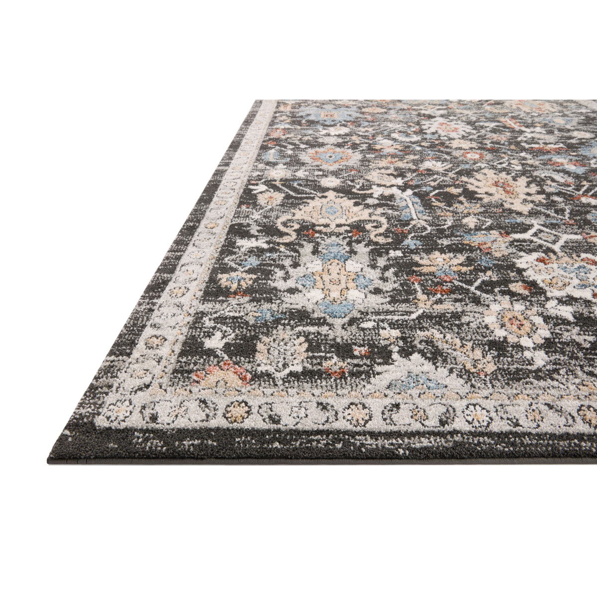 Loloi Odette Charcoal/Multi Rug by Loloi