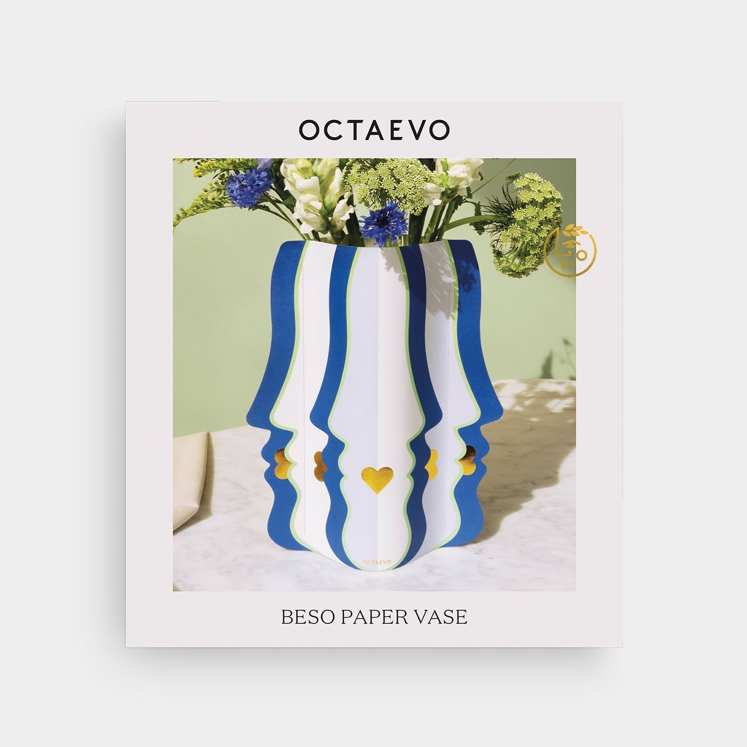 OCTAEVO Beso Paper Vase