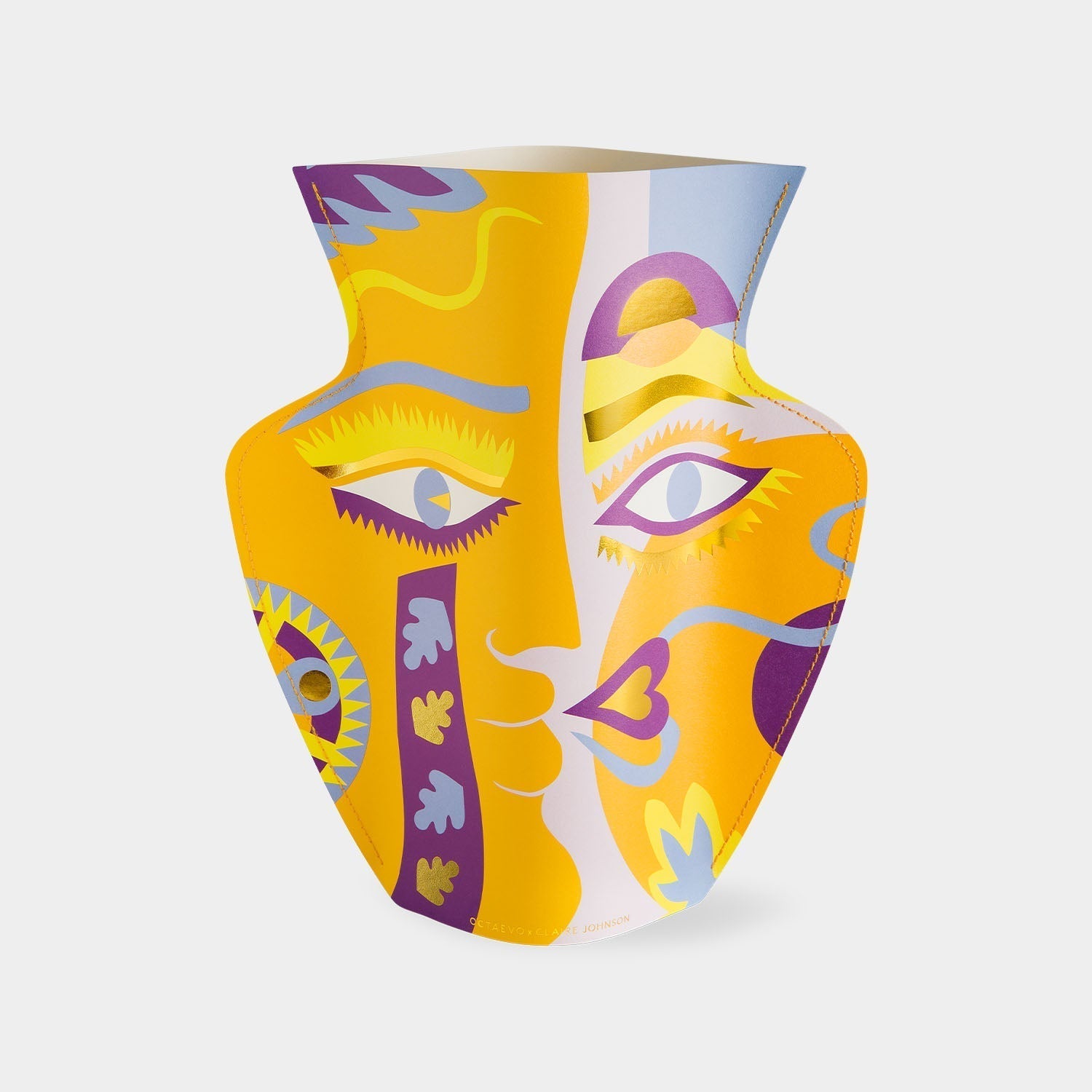 OCTAEVO Claire Johnson Paper Vase - Orange
