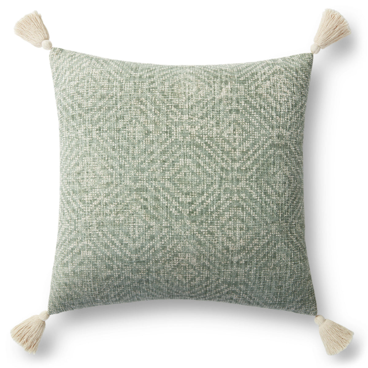 Loloi P0621 Green Cover Only Pillow by Loloi