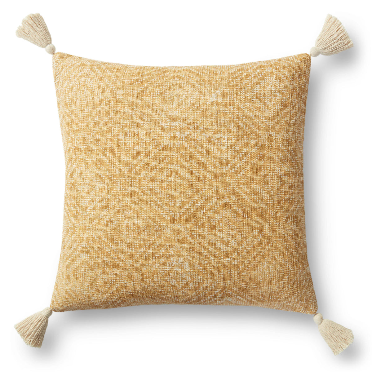 Loloi P0621 Yellow Cover Only Pillow by Loloi