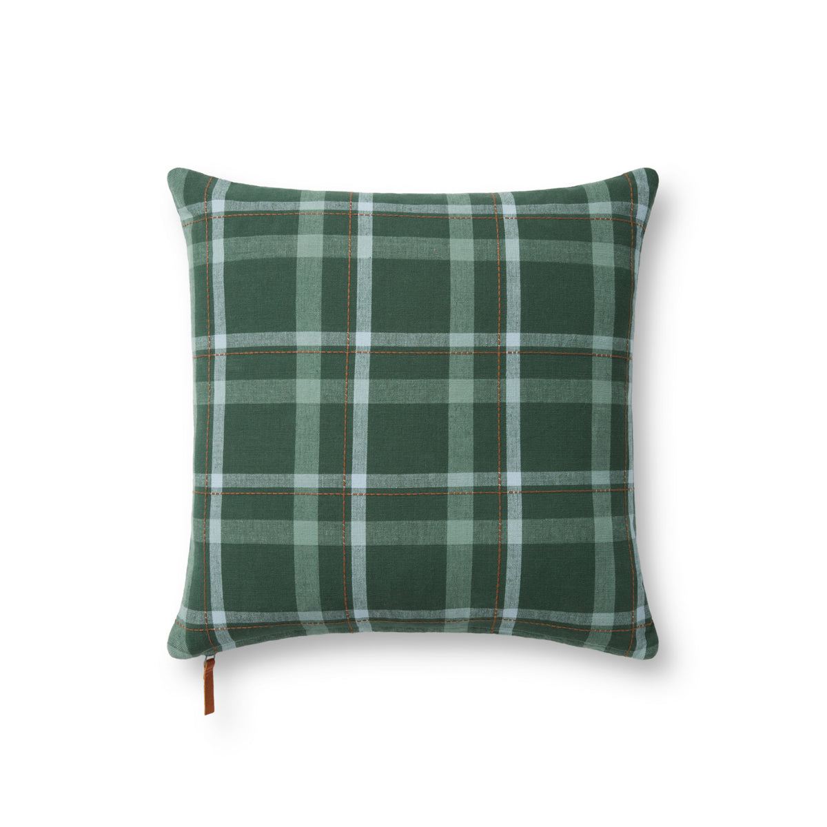 Chris Loves Julia x Loloi Ralph Green/Multi 18" x 18" Pillow