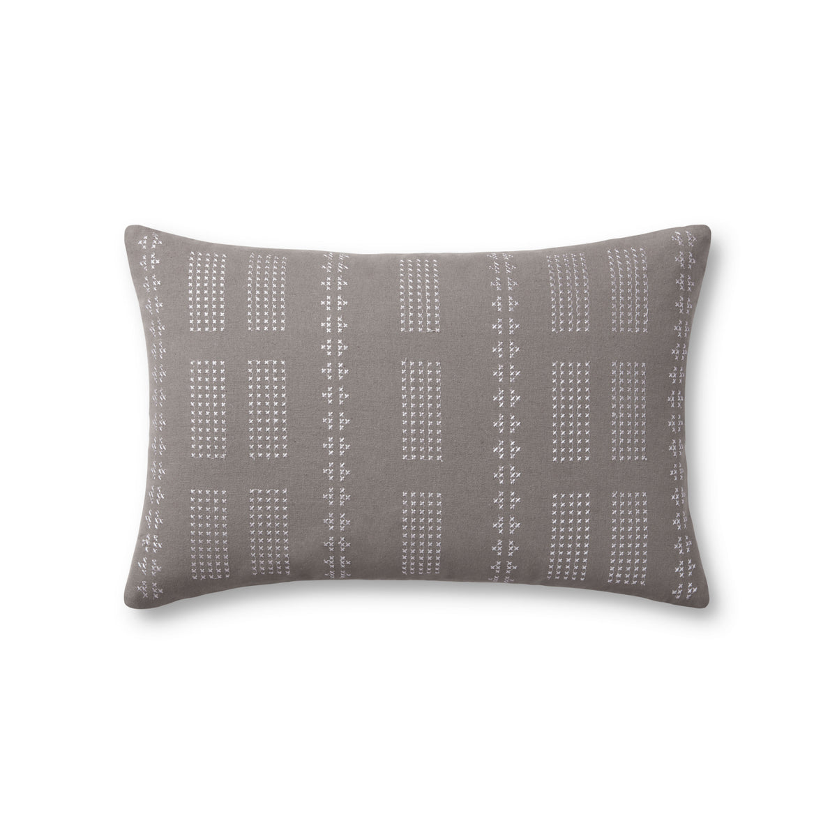 Jean Stoffer x Loloi William Grey 13" x 21" Cover Only Pillow