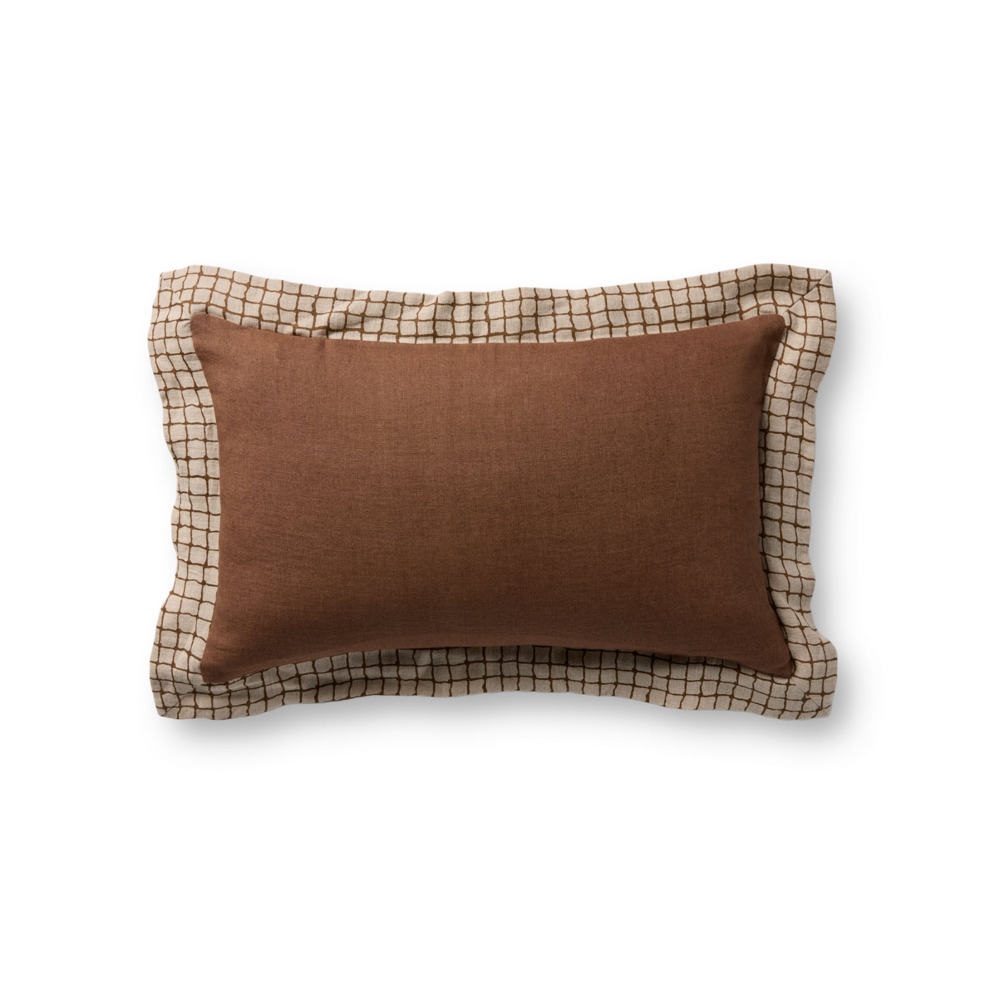 Loloi PLL0196 Brown 13'' x 21'' Cover Only