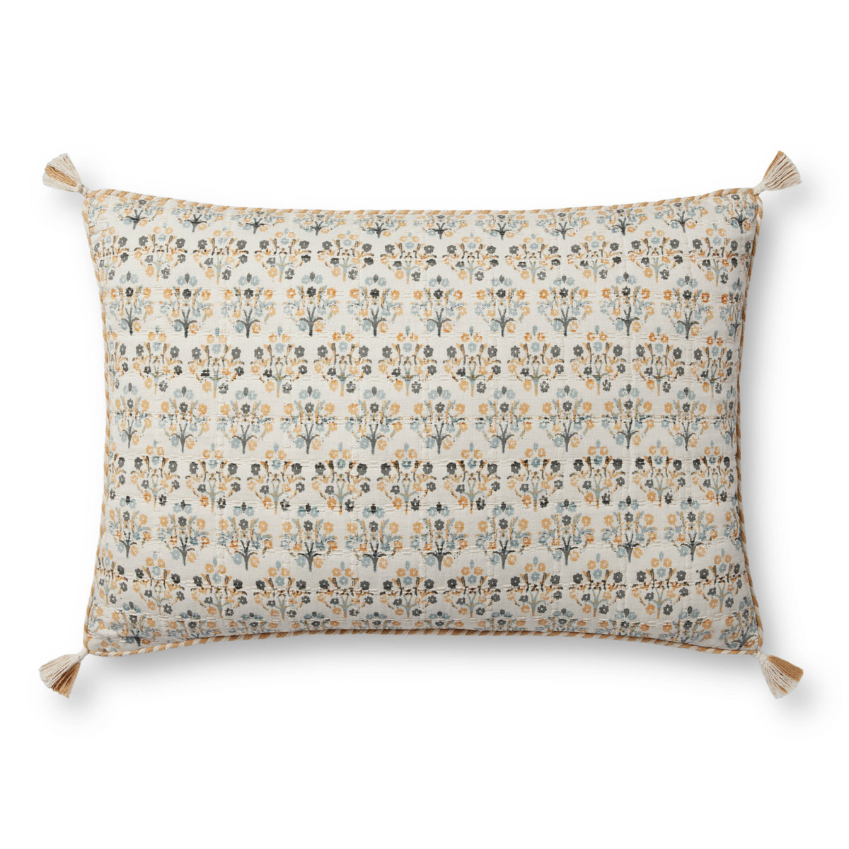 Loloi PLL0116 Wheat/Multi 16" x 26" Cover Only Pillow by Loloi