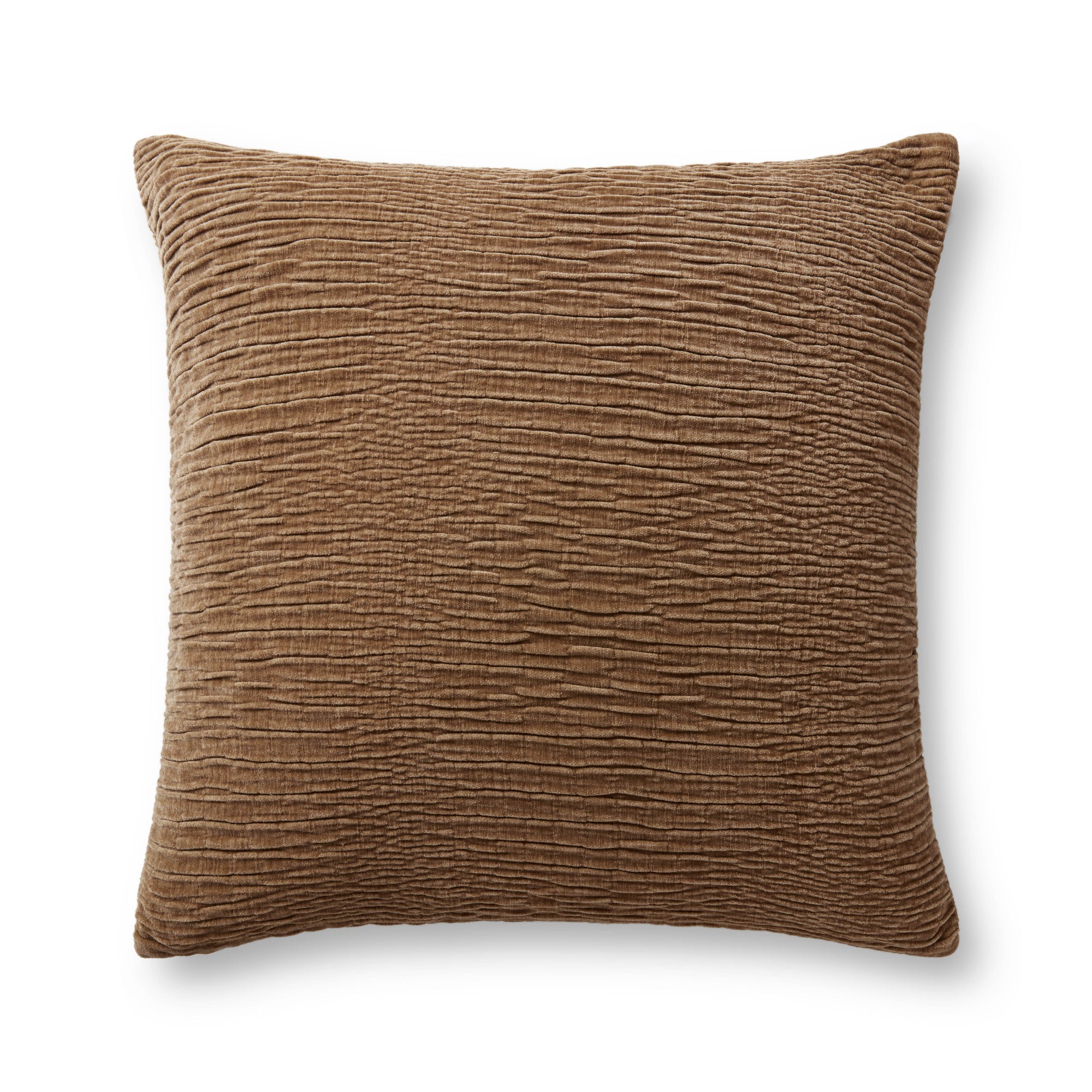 Loloi Brown Cover with Down Pillow