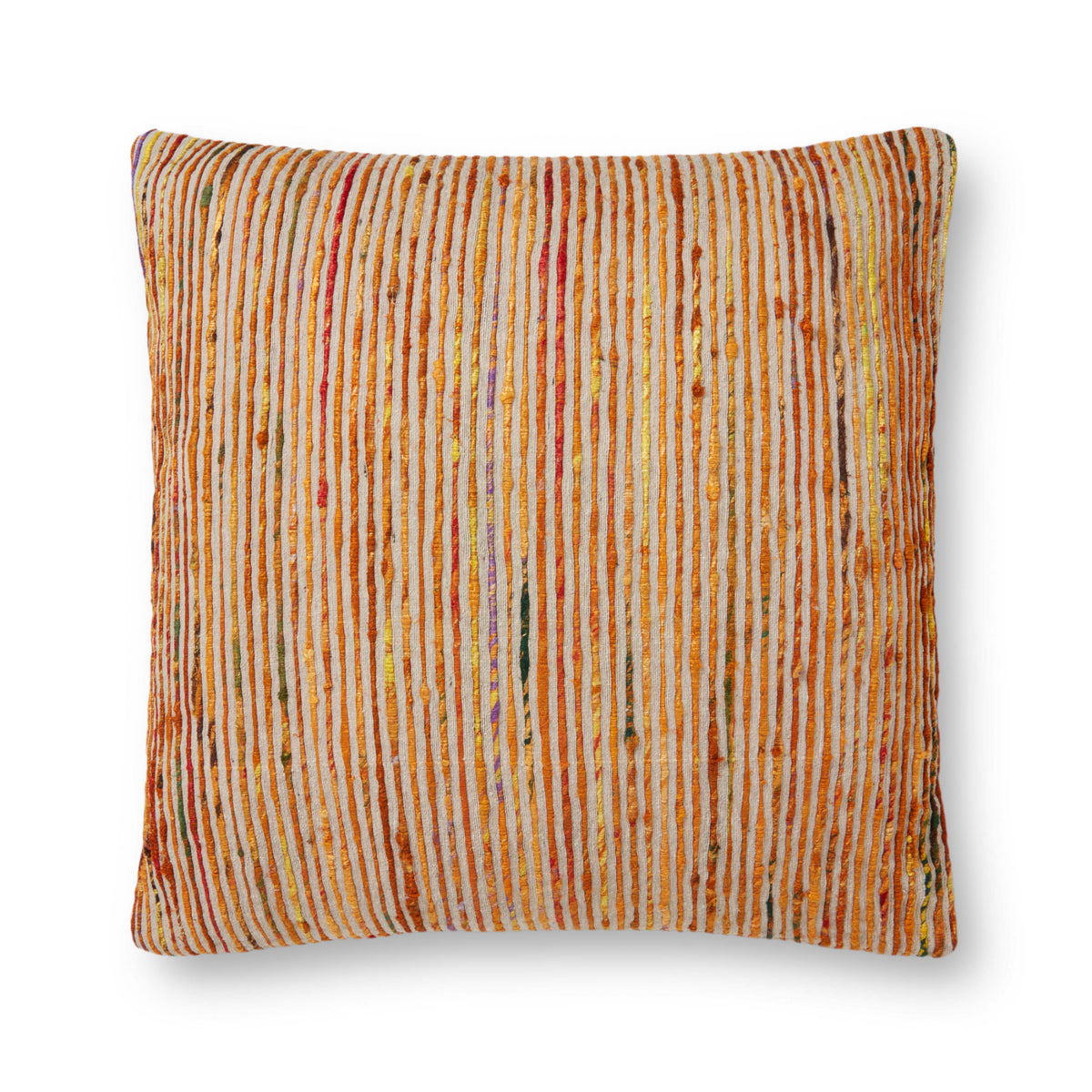 Loloi P0242 Rust/Multi Cover Only Pillow by Loloi