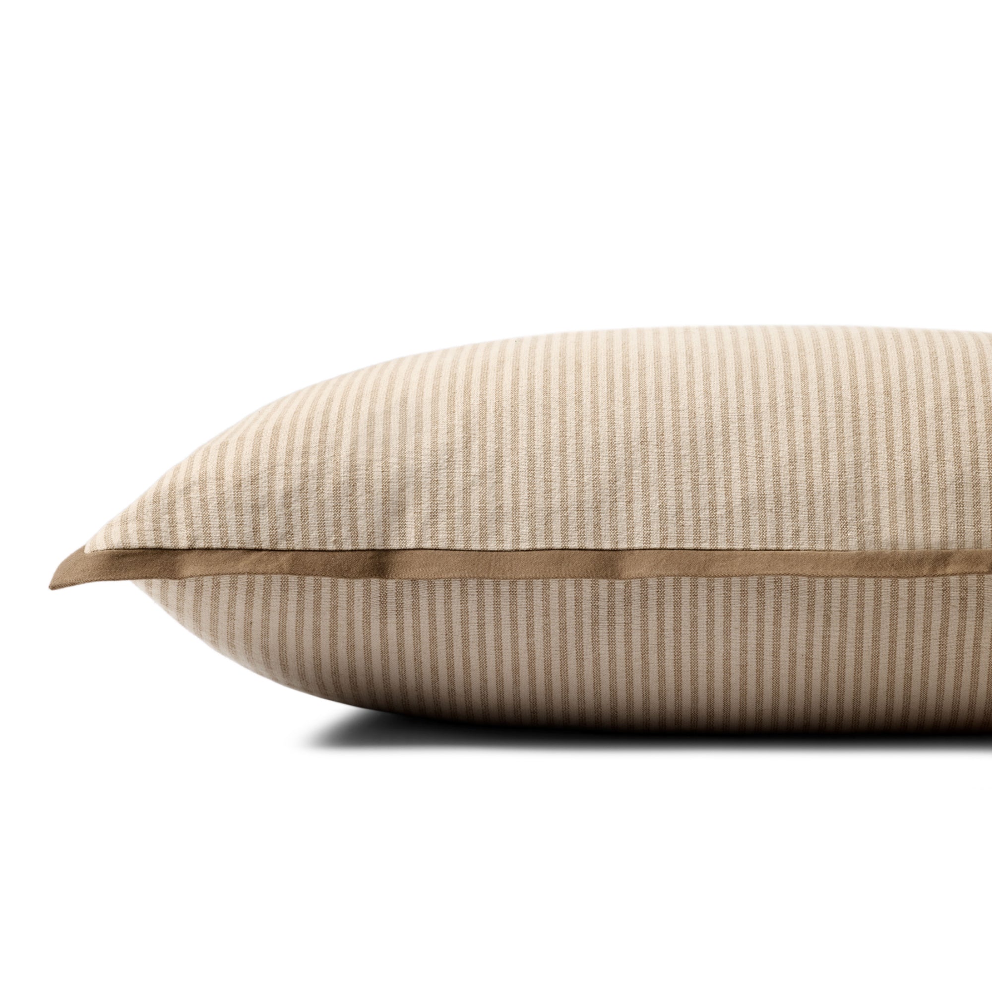 Jeremiah Brent x Loloi Sullivan Natural/Brown 12'' x 27'' Pillow Cover Only