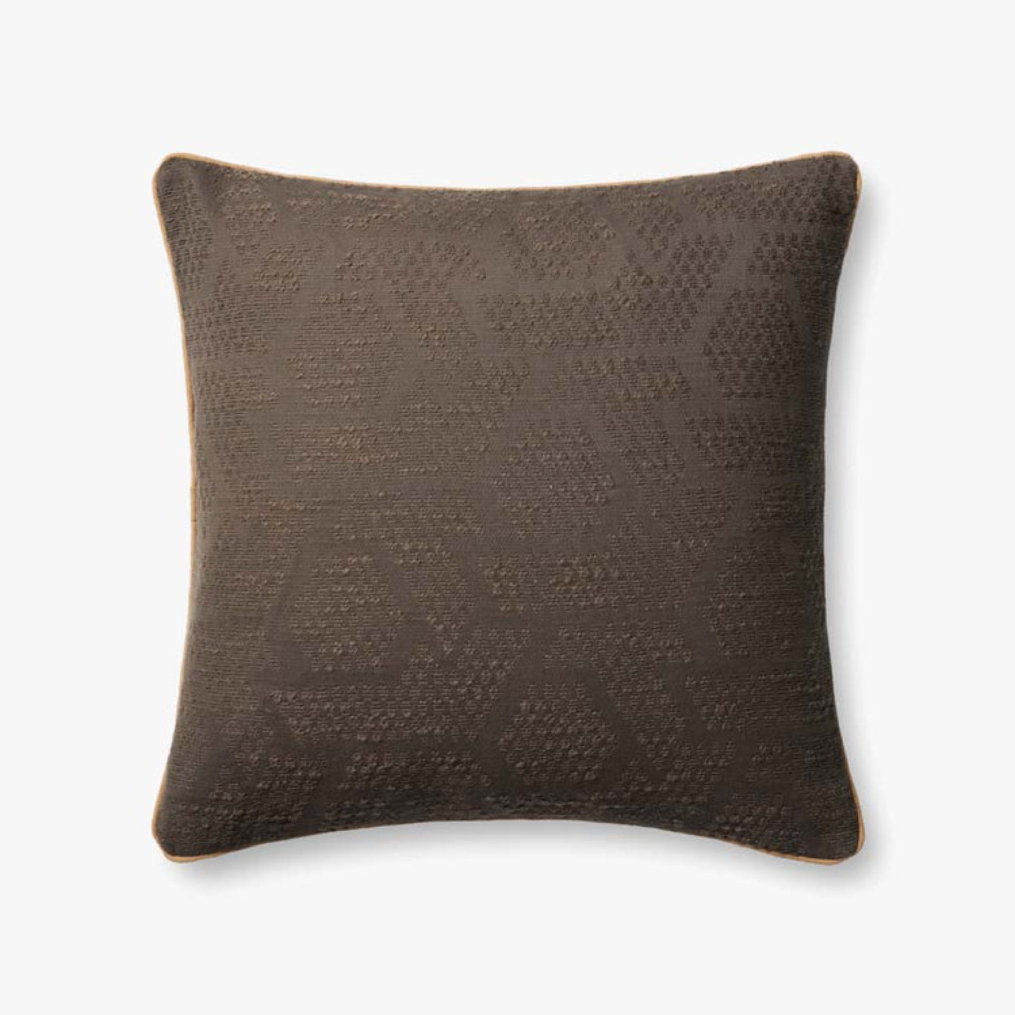 Jeremiah Brent x Loloi Leroy Brown Pillow Cover with Down